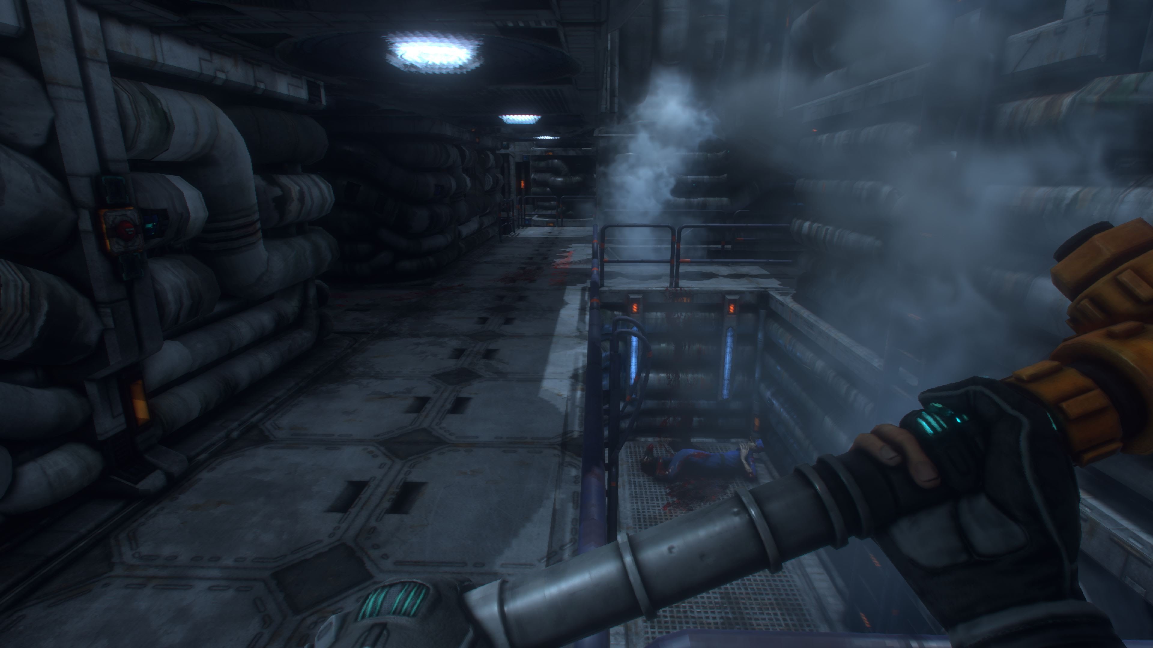 Game system. Систем ШОК ремастер. System Shock Art. Night Dive Studios System Shock.