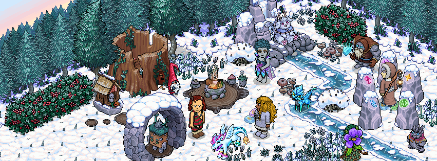 Enter a Dreamy Winter Wonderland in Habbo's Holiday Event!News   The Gaming People