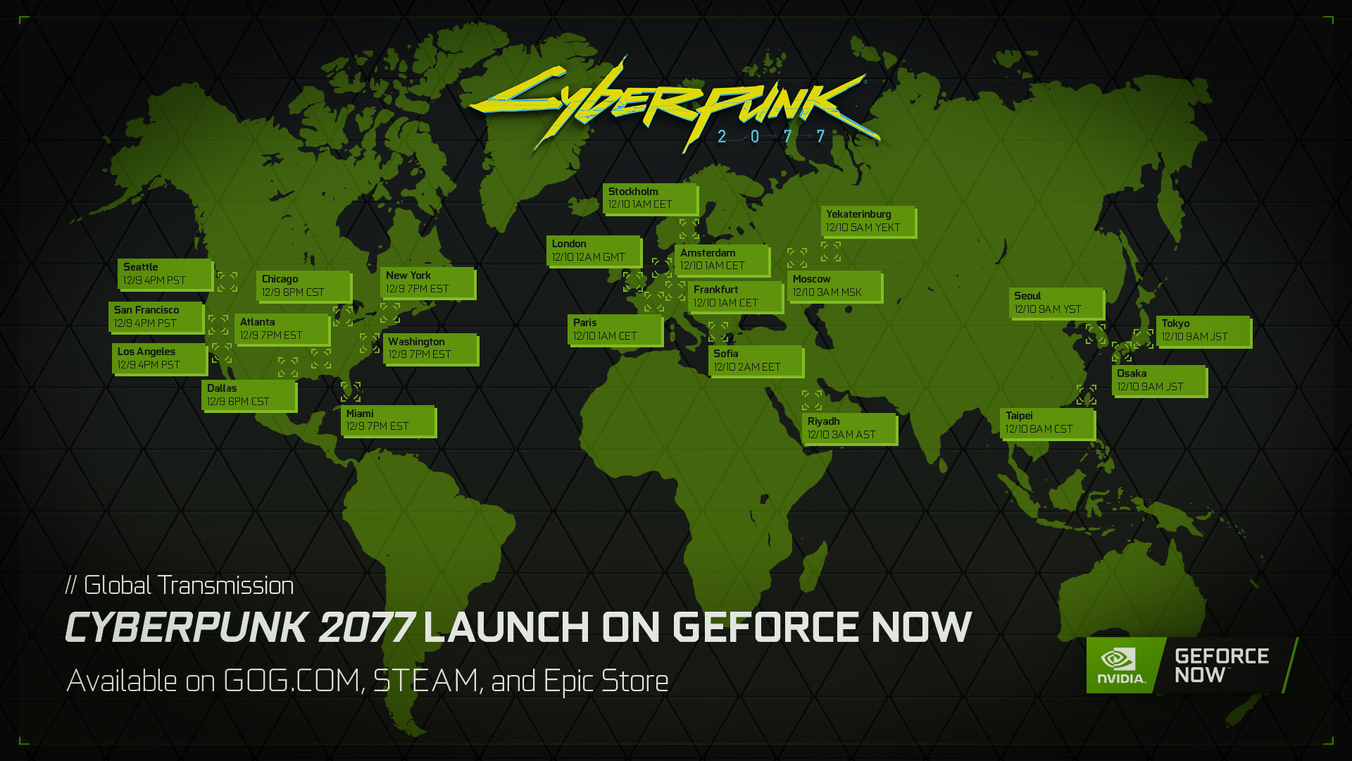 GeForce NOW Ab können Cyberpunk 2077 und die Demos der Game