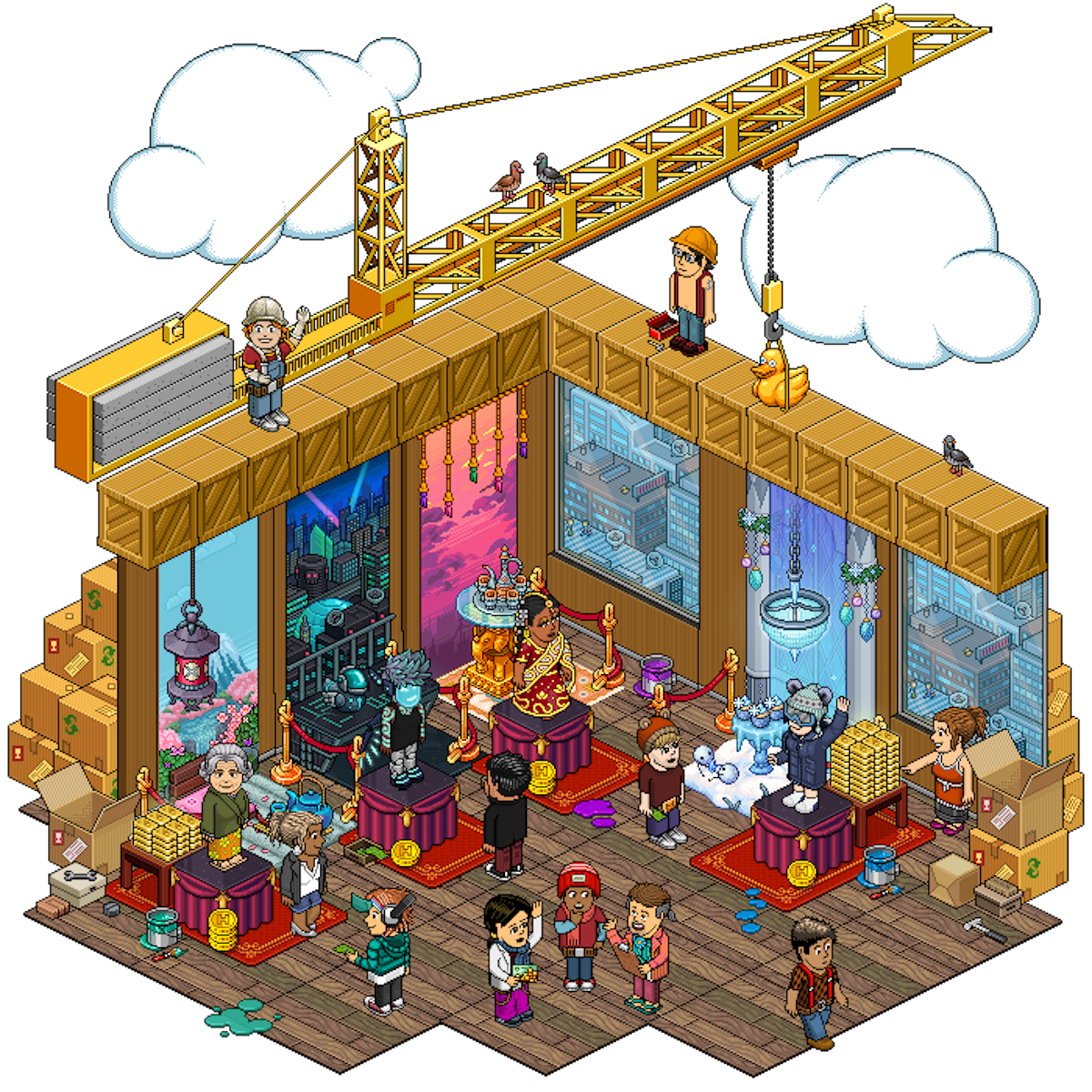 Sell Your Dream Hotel Room In Habbo With New User Generated Room Bundlesnews Dlhnet The 2063