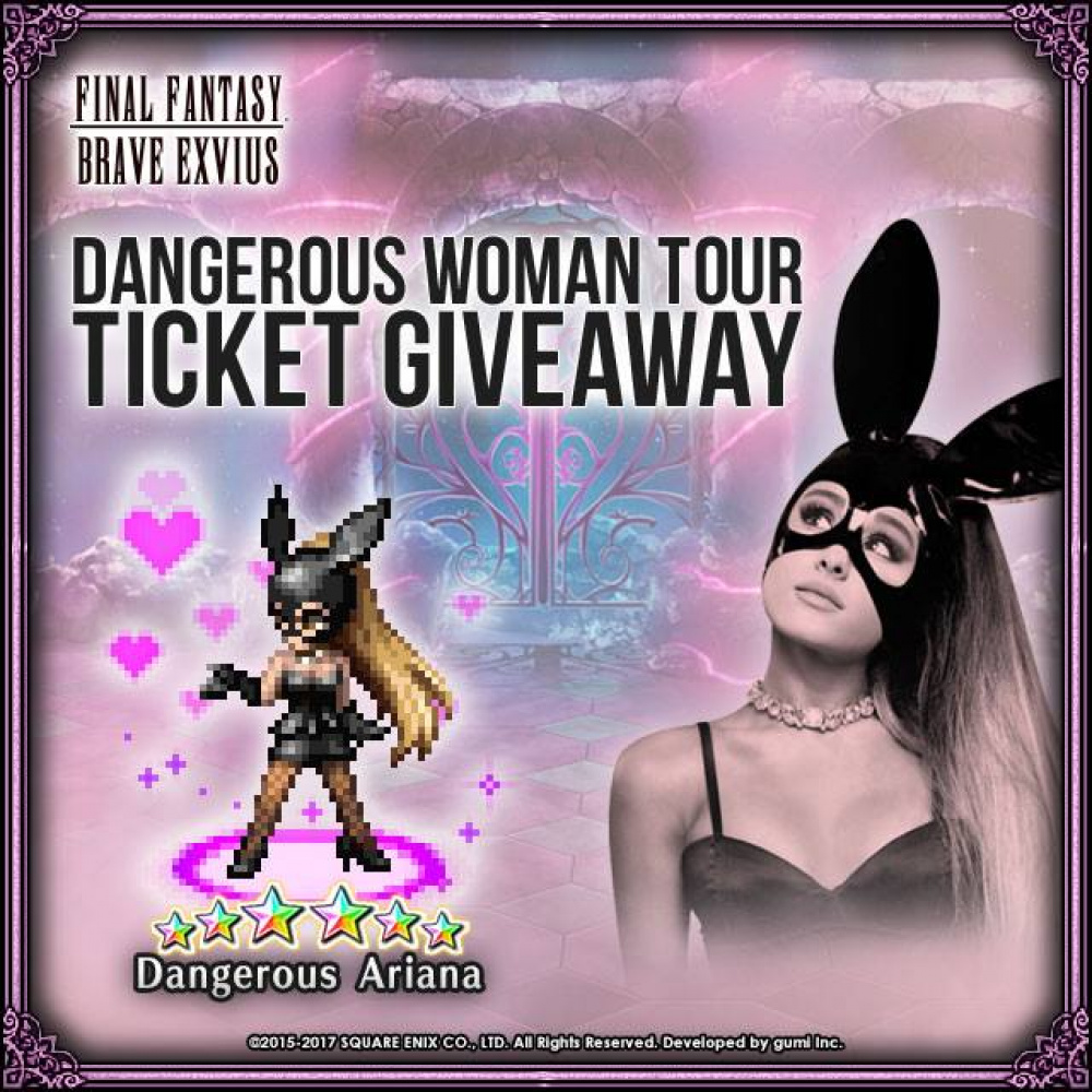 Ariana Grande Returns to Final Fantasy Brave ExviusVideo Game News Online,  Gaming News