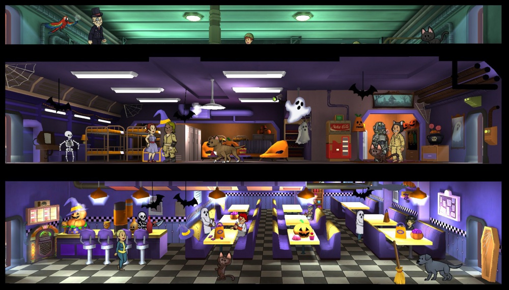 Fallout Shelter Update 1 8 Features Room Themes And