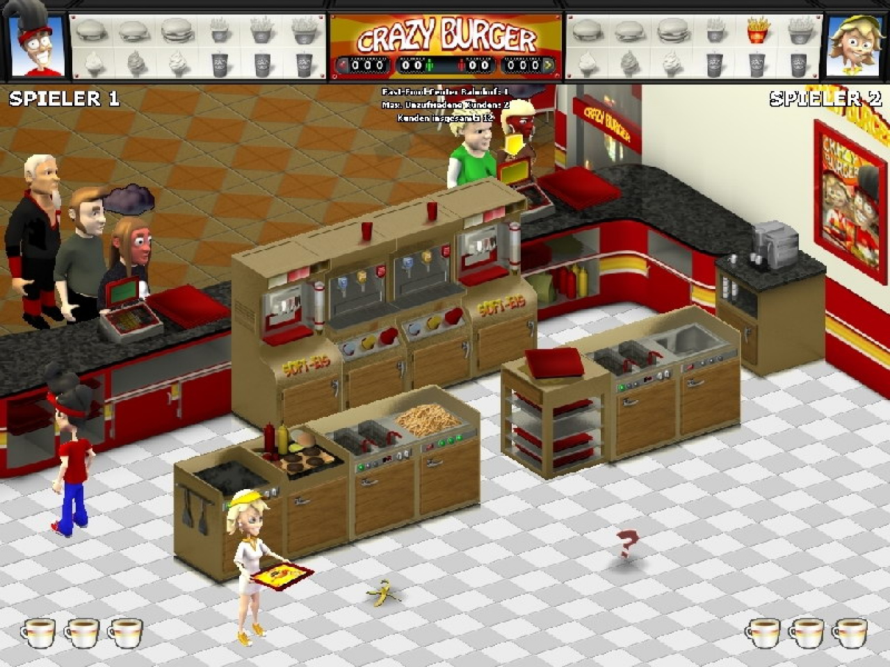 Crazy Burger Computer Games PC CD ROM Windows Restaurant Food