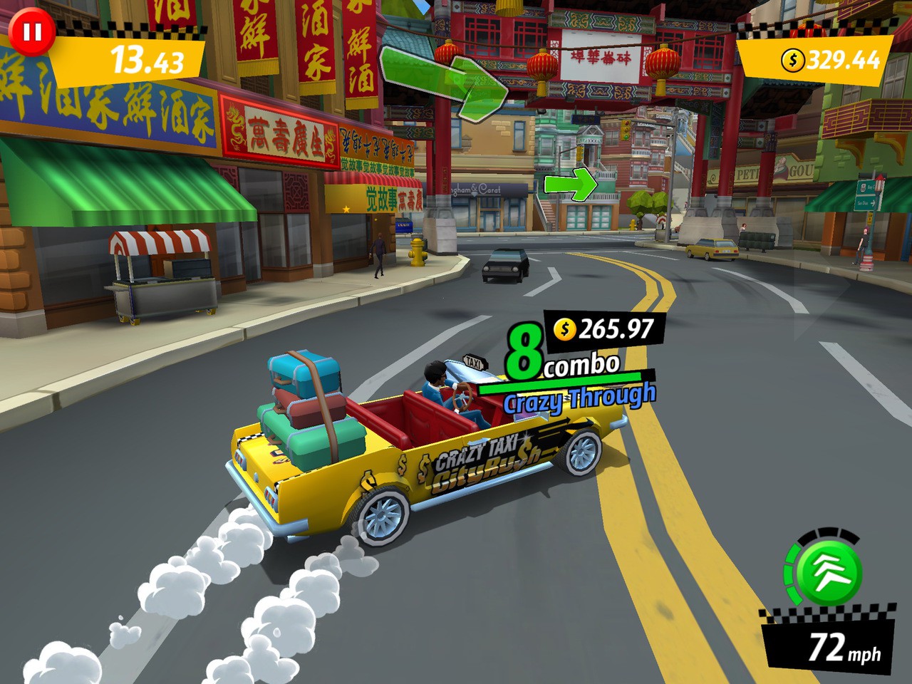 Crazy taxi hints