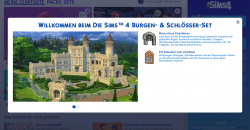 Die Sims 4: Gothic-Style und Burgen- & Schlösser-Set