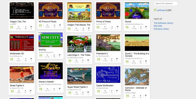 Internet Archive Releases over 2,300 Classic MS-DOS Games for FreeVideo Game News Online, Gaming News