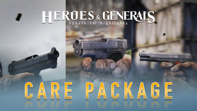 Three New Pistols in Heroes & GeneralsVideo Game News Online, Gaming News