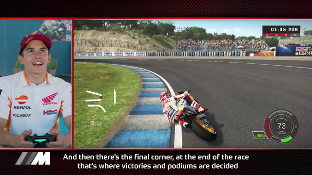 Watch Real Life MotoGP Legend Marc Márquez Take On MotoGP 17 on PS4Video Game News Online, Gaming News