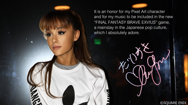 Final Fantasy Brave Exvius Gets New Character – Ariana Grande?Video Game News Online, Gaming News