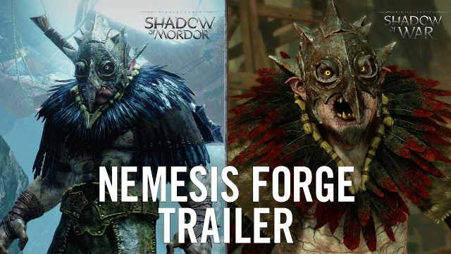 Nemesis Forge Announces Allowing Players to Bring Their Arch Enemy from Middle-earth: Shadow of Mordor into Middle-earth: Shadow of War; Free Play Days & Sale DetailsVideo Game News Online, Gaming News