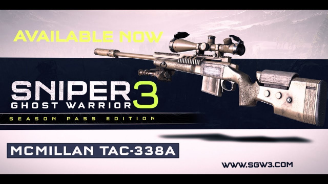 McMillan TAC-338A Now Available in Sniper Ghost Warrior 3Video Game News Online, Gaming News