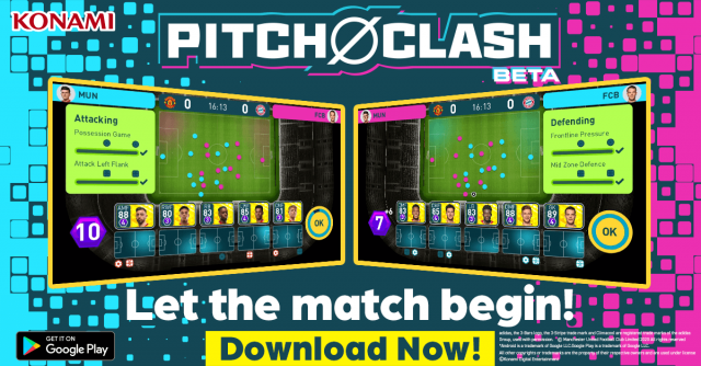 KONAMI VERKÜNDET OPEN BETA ZU PITCH CLASH A>N>News  |  DLH.NET The Gaming People