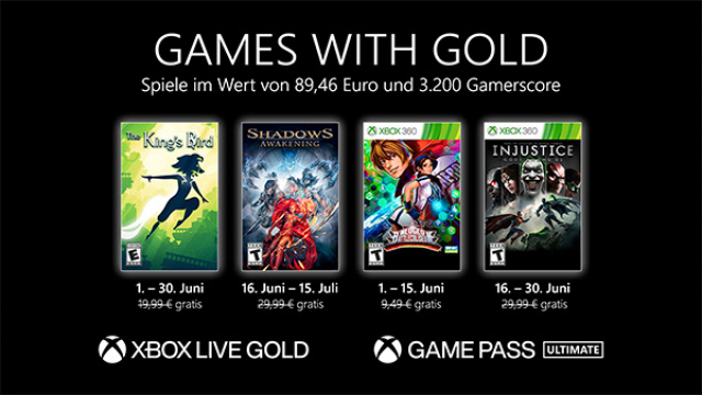 Games with Gold: Diese Spiele gibt es im Juni gratisNews  |  DLH.NET The Gaming People