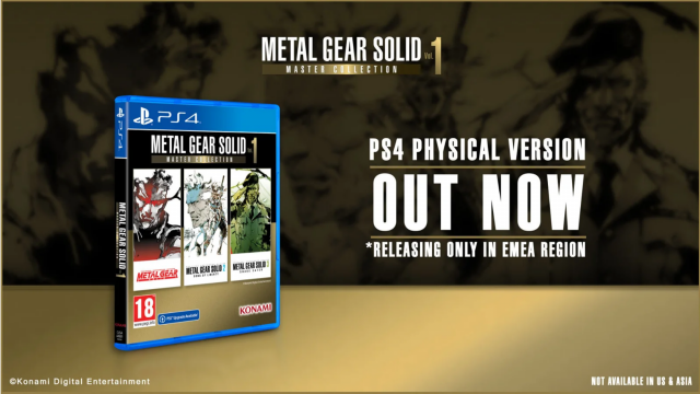 METAL GEAR SOLID: MASTER COLLECTION Vol.1 Physische PlayStation®4-Version jetzt erhältlichNews  |  DLH.NET The Gaming People