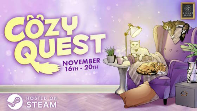 Cozy games publisher Secret Mode announces the Cozy Quest Steam festival, running November 16th-20thNews  |  DLH.NET The Gaming People