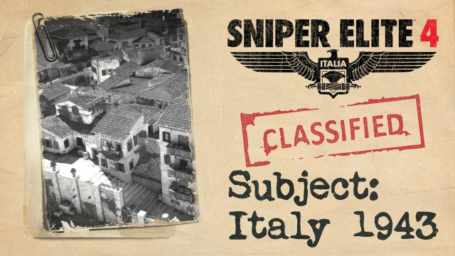 First Story Trailer for Sniper Elite 4 Reveals Plot to Ignite Italian ResistanceVideo Game News Online, Gaming News