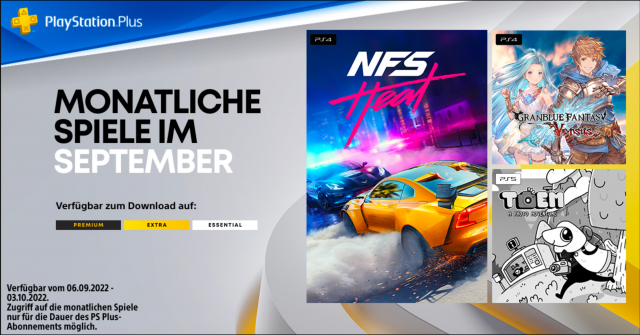 PlayStation Plus Titel im September für PS4 und PS5News  |  DLH.NET The Gaming People