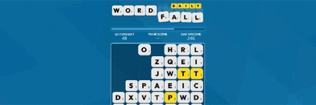 WordFall, where Scrabble meets TetrisNews  |  DLH.NET The Gaming People