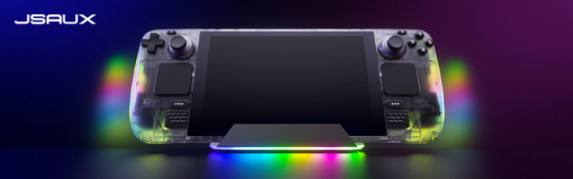 JSAUX'S Steam Deck RGB docking station & RGB backplate are now available!News  |  DLH.NET The Gaming People