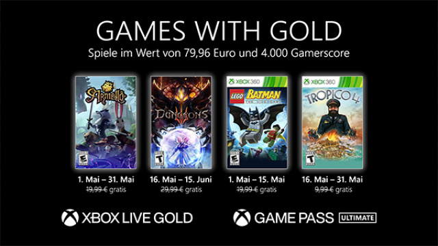 Games with Gold: Diese Spiele gibt es im Mai gratisNews  |  DLH.NET The Gaming People