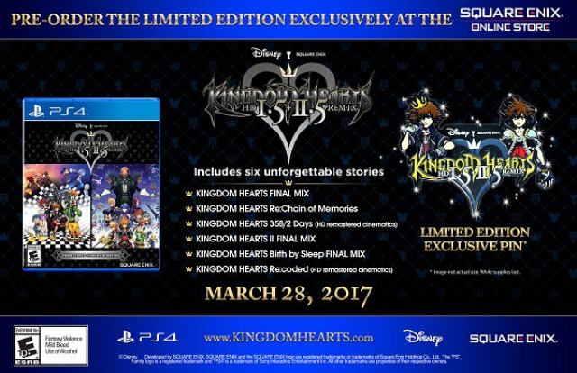 Kingdom Hearts HD 1.5 + 2.5 ReMIX Limited Edition Available for Pre-OrderVideo Game News Online, Gaming News