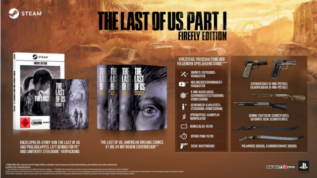 The Last of Us Part I Digital Deluxe Edition und Firefly Edition für PC jetzt vorbestellbarNews  |  DLH.NET The Gaming People