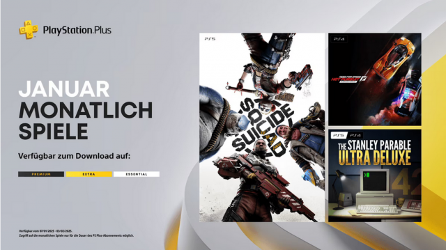 Die monatlichen PlayStation Plus-Titel im Januar für PS4 und PS5News  |  DLH.NET The Gaming People