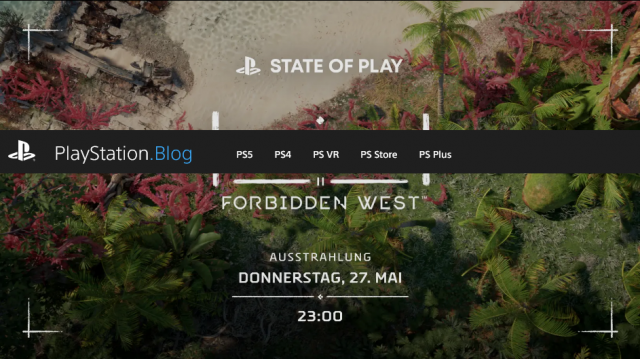 State of Play zeigt am 27. Mai Gameplay von Horizon Forbidden WestNews  |  DLH.NET The Gaming People