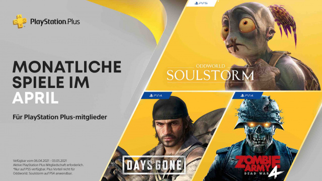 PlayStation Plus-Titel im April für PS4 und PS5